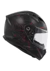 GIVI 50.7 PHOBIA MAT SİYAH-KIRMIZI KASK