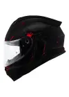 GIVI 50.X ARACHNO MAT SİYAH-KIRMIZI KASK