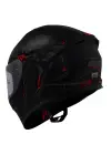 GIVI 50.X ARACHNO MAT SİYAH-KIRMIZI KASK