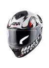 GIVI 50.X BONES BEYAZ-KIRMIZI KASK