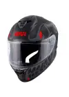 GIVI 50.X BONES MAT SİYAH-KIRMIZI KASK