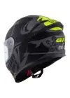GIVI 50.X BONES MAT SİYAH-NEON SARI KASK