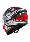 GIVI 50.X SHARKBITE MAT SİYAH-BEYAZ-KIRMIZI KASK