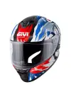 GIVI 50.X SHARKBITE MAVİ-BEYAZ-KIRMIZI KASK
