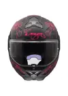 LS2 ADVANT 2 SOPHIA MAT SİYAH-PEMBE KASK