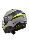 LS2 ADVANT 2 TRIPLE MAT GRİ- SİYAH-NEON SARI KASK