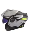 LS2 ADVANT 2 TRIPLE MAT GRİ- SİYAH-NEON SARI KASK