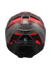 LS2 ADVANT 2 TRIPLE GRİ-KIRMIZI-SİYAH-TURKUAZ KASK