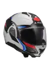 LS2 ADVANT 2 TRIPLE BEYAZ-MAVİ-KIRMIZI-SİYAH KASK