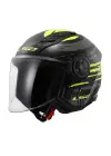 LS2 AIRFLOW 2 BRUSH SİYAH-NEON SARI KASK