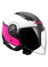 LS2 AIRFLOW 2 COVER BEYAZ-PEMBE KASK