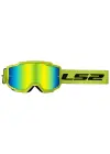 LS2 CHARGER GOGGLES MOTOKROS GÖZLÜK (IRIDIUM CAMLI) NEON SARI