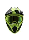 LS2 CHARGER GOGGLES MOTOKROS GÖZLÜK (IRIDIUM CAMLI) NEON SARI