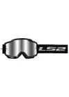 LS2 CHARGER GOGGLES MOTOKROS GÖZLÜK (IRIDIUM CAMLI) SİYAH