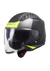 LS2 COPTER 2 URBANE MAT SİYAH-NEON SARI KASK
