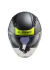LS2 COPTER 2 URBANE MAT SİYAH-NEON SARI KASK