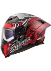 LS2 DRAGON KARBON ENTHUM KIRMIZI KASK