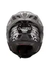 LS2 DRAGON KARBON ENTHUM SİYAH-GRİ KASK