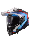 LS2 EXPLORER C KARBON FRONTIER II BEYAZ-MAVİ KASK M