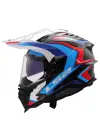 LS2 EXPLORER C KARBON FRONTIER II BEYAZ-MAVİ KASK M