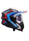 LS2 EXPLORER C KARBON FRONTIER II BEYAZ-MAVİ KASK M