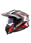 LS2 EXPLORER C KARBON FRONTIER II KIRMIZI KASK
