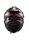 LS2 EXPLORER C KARBON FRONTIER TITANIUM-KIRMIZI KASK