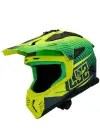 LS2 FAST 2 DUCK YEŞİL-NEON SARI KASK
