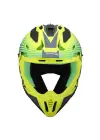 LS2 FAST 2 DUCK YEŞİL-NEON SARI KASK