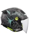 LS2 FUNNY 2 SCRIBBLE GRİ-MAVİ ÇOCUK KASK