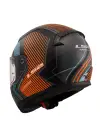 LS2 RAPID 2 EXTRA MAT GRİ-NEON TURUNCU KASK