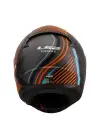 LS2 RAPID 2 EXTRA MAT GRİ-NEON TURUNCU KASK