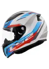 LS2 RAPID 2 HYPER BEYAZ-MAVİ-KIRMIZI KASK