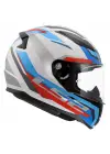 LS2 RAPID 2 HYPER BEYAZ-MAVİ-KIRMIZI KASK