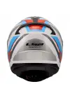 LS2 RAPID 2 HYPER BEYAZ-MAVİ-KIRMIZI KASK