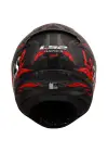 LS2 RAPID 2 KAIJU MAT SİYAH-KIRMIZI-BEYAZ KASK