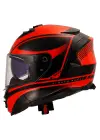 LS2 STORM 2 DODGER MAT SİYAH-NEON TURUNCU KASK