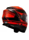 LS2 STORM 2 DODGER MAT SİYAH-NEON TURUNCU KASK