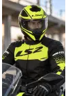 LS2 STORM 2 DODGER MAT SİYAH-NEON SARI KASK