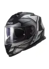 LS2 STORM 2 FASTER MAT TITANIUM KASK