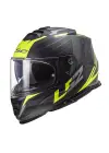 LS2 STORM 2 NERVE MAT SİYAH-NEON SARI KASK