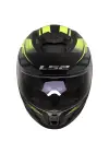 LS2 STREAM 2 FURY MAT SİYAH-GRİ-NEON SARI KASK