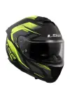 LS2 STREAM 2 FURY MAT SİYAH-GRİ-NEON SARI KASK