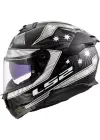 LS2 STREAM 2 GALDAM SİYAH-BEYAZ KASK