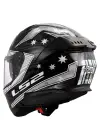 LS2 STREAM 2 GALDAM SİYAH-BEYAZ KASK
