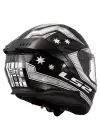 LS2 STREAM 2 GALDAM SİYAH-BEYAZ KASK