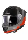 LS2 STREAM 2 THUNDERBIZ GRİ-TURUNCU KASK