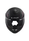 LS2 STROBE 2 LUX MAT SİYAH-PEMBE KASK