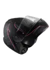 LS2 STROBE 2 LUX MAT SİYAH-PEMBE KASK