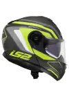 LS2 STROBE 2 PHANTOM MAT TITANIUM-NEON SARI KASK